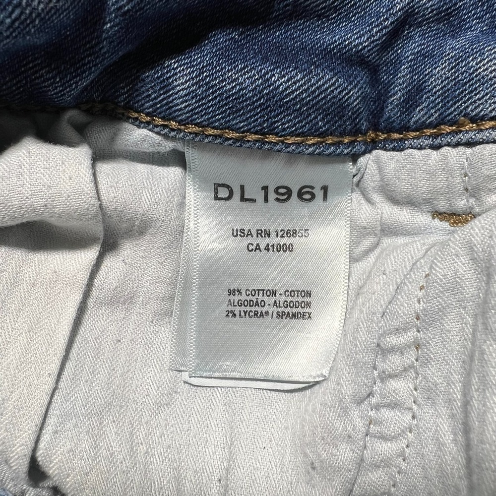 DL1961 Womens Blue Denim High Rise Vintage 31 Patti Straight Jeans Plus Size 16W - Picture 8 of 16